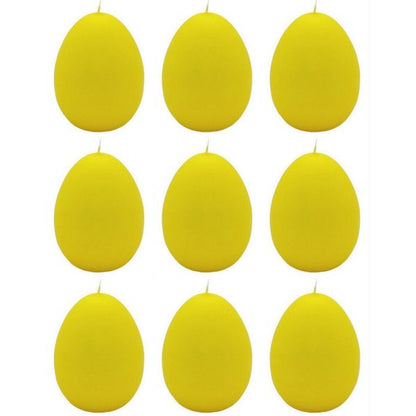 10 Stück Bolsius Eierkerzen 90x70mm Ei Kerze groß Ostern Deko in Eiform (10er Pack)