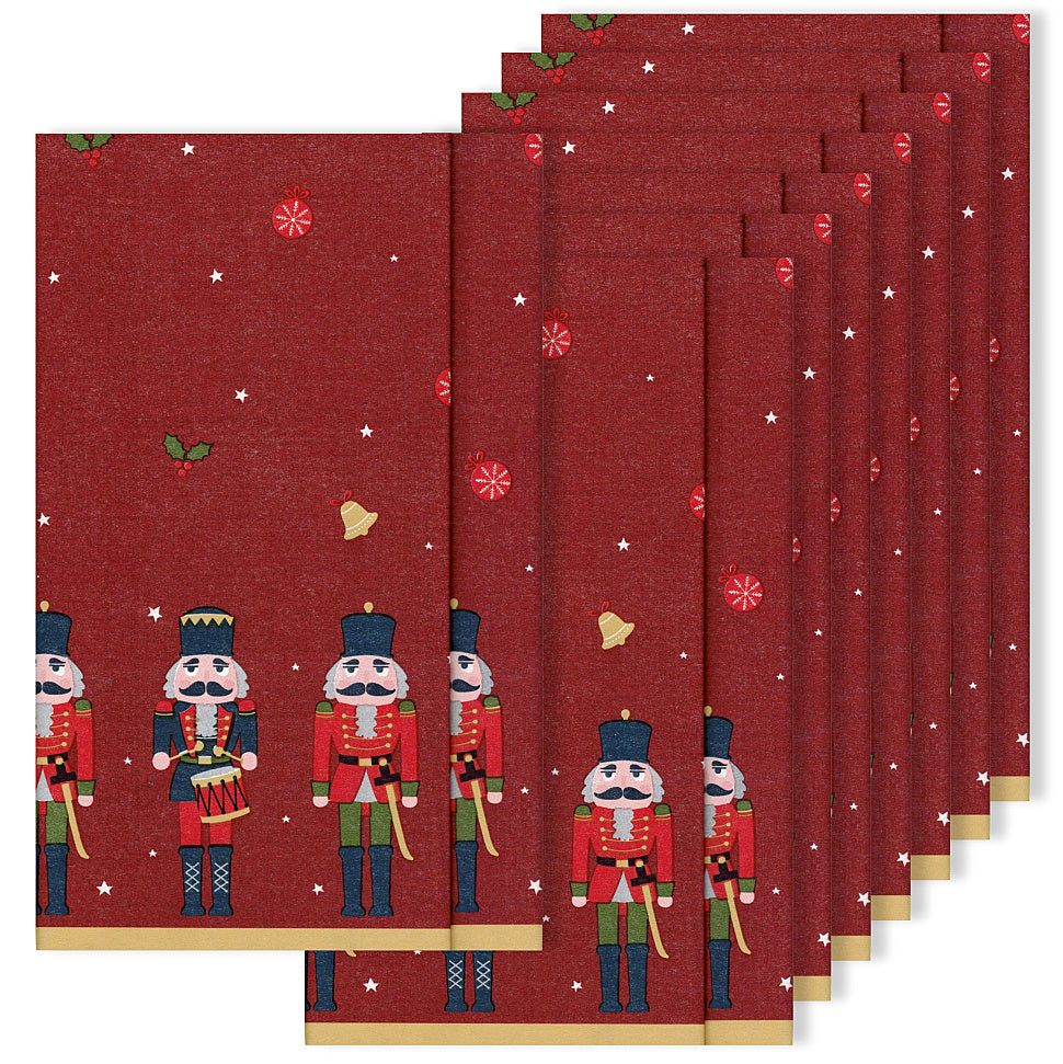 10 Stk Vlies Tischdecken 180x118cm stoffähnlich Tischtuch Weihnachten