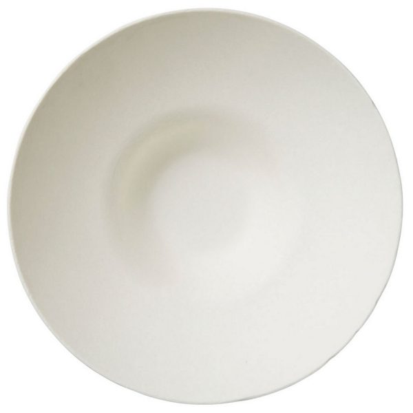 200-tlg. Bio Salatschalen Teller Ø19cm Bagasse kompostierbar - weiß (20x10er)