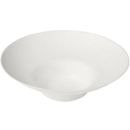 200-tlg. Bio Salatschalen Teller Ø19cm Bagasse kompostierbar - weiß (20x10er)