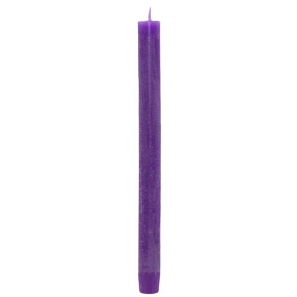 24 Stück Rustik Stabkerzen 270x23mm durchgefärbt Dinnerkerzen