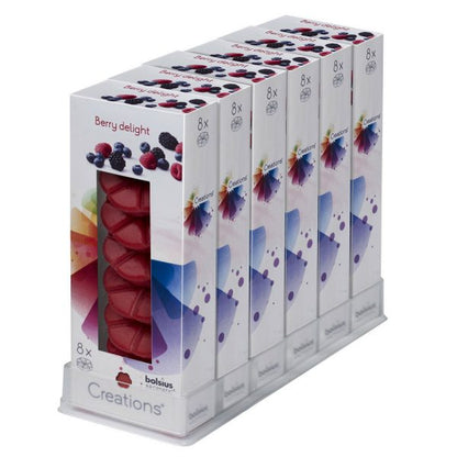 48-tlg. Bolsius Creations Schmelzblüten Duftblüten Wax Melts (6x8er)