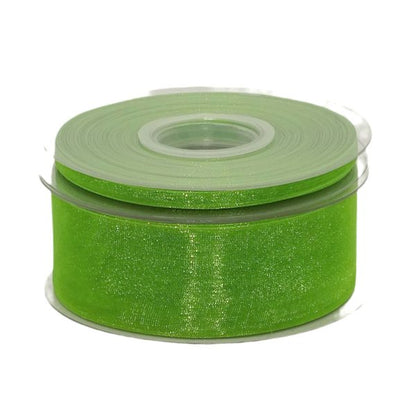 50 Meter Organzaband 6mm/40mm Chiffonband Dekoband