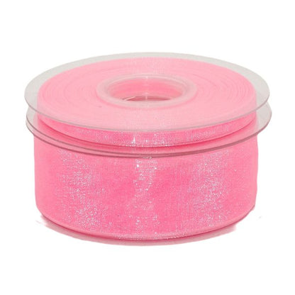 50 Meter Organzaband 6mm/40mm Chiffonband Dekoband