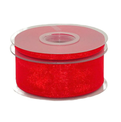 50 Meter Organzaband 6mm/40mm Chiffonband Dekoband