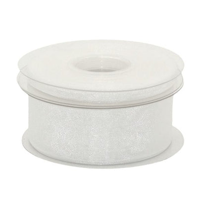 50 Meter Organzaband 6mm/40mm Chiffonband Dekoband