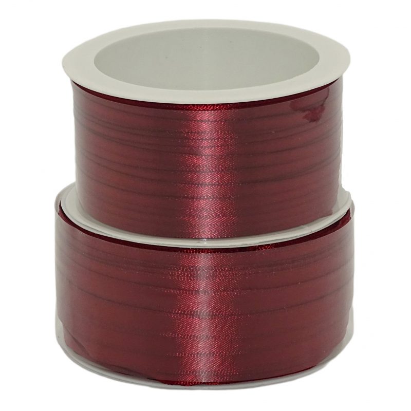 50 Meter Satinband Schleifenband 3mm/6mm Dekoband