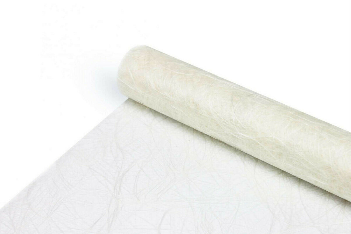 Sizoweb Tischband 25m x 30cm (0,99 - 1,14 €/m) Tischläufer Dekoration Tisch-Deko - Weiß 0012