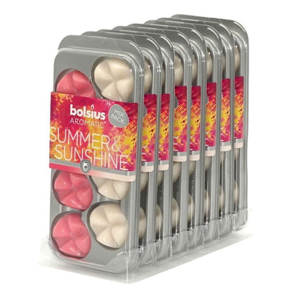 64-tlg. Bolsius AROMATIC Wax Melts Duft Schmelzblüten (8x8er)