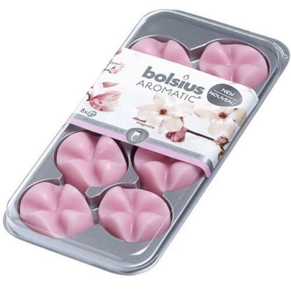 8er Pack Bolsius AROMATIC Wax Melts Schmelzblüten