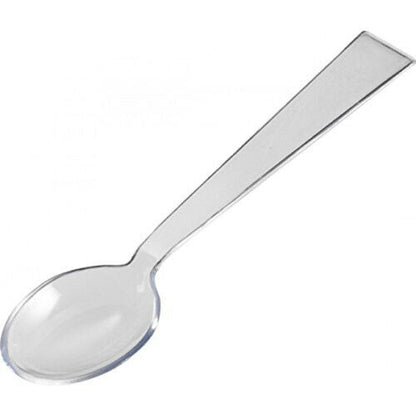250-tlg. Amuse-Bouche Mini Löffel 95mm Fingerfood PS (1 Pack) klar