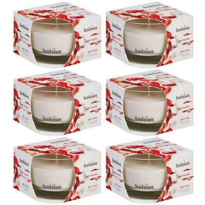 6er Set Bolsius True Scents Duftgläser 90x63mm Duftkerzen im Glas Kerzenglas