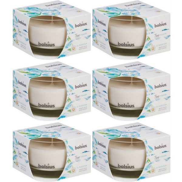 6er Set Bolsius True Scents Duftgläser 90x63mm Duftkerzen im Glas Kerzenglas