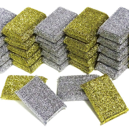 20 Stück Lurex Topfreiniger 115x75x30mm Pfannenkratzer Glänzerkissen