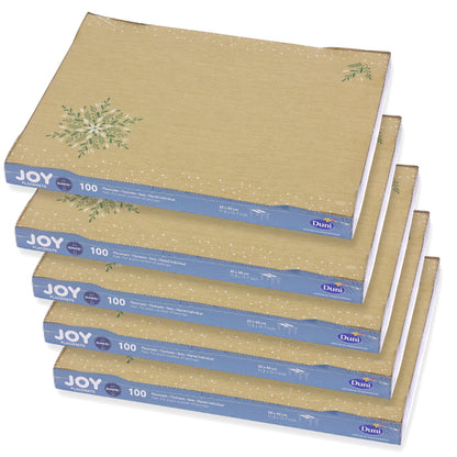 500 Stück Dunicel Tischsets 40x30cm Platzset Weihnachten Natural-Charm braun (5x100er)