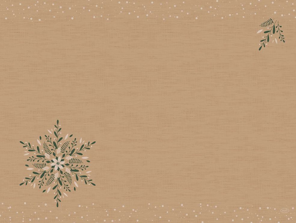 500 Stück Dunicel Tischsets 40x30cm Platzset Weihnachten Natural-Charm braun (5x100er)