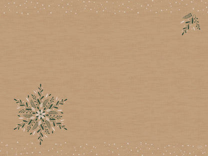 500 Stück Dunicel Tischsets 40x30cm Platzset Weihnachten Natural-Charm braun (5x100er)