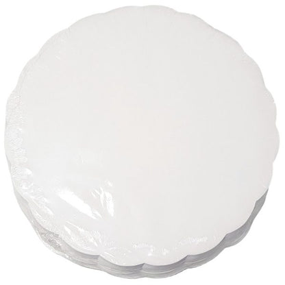 500 Stk Plattenpapiere Ø 30cm Servierunterlage Tortenpapier rund - Weiß
