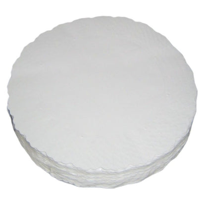 500 Stk Plattenpapiere weiß Ø 18cm Tortenpapiere Untersetzer (1 Pack) - weiß