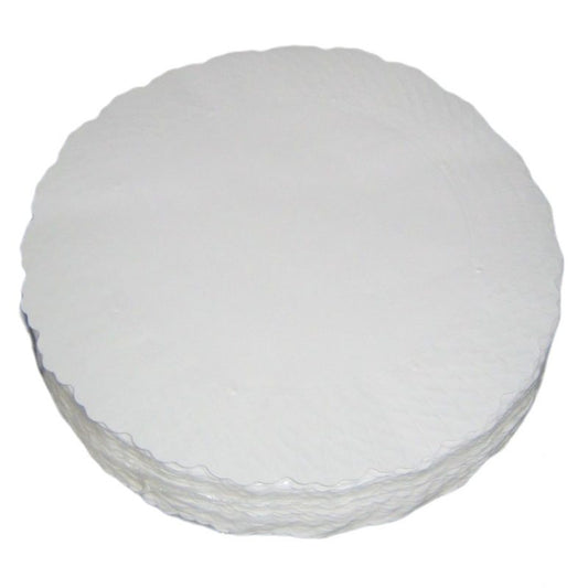 500 Stk Plattenpapiere weiß Ø 18cm Tortenpapiere Untersetzer (1 Pack) - weiß