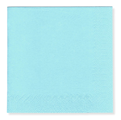 480 Stück Papier Servietten 40x40cm 3-lagig 1/4 Falz Zelltuch - Türkis (24x20er)