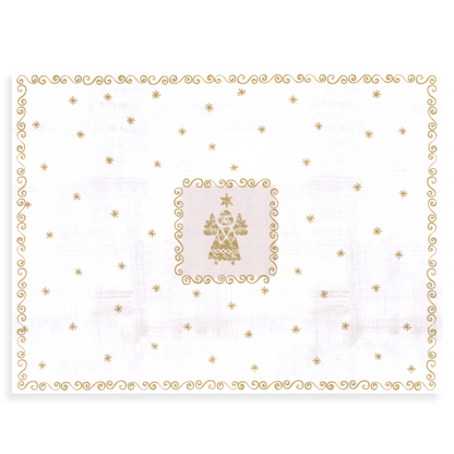 420-tlg. Tischset 40x30cm stoffähnliche Papier Platzset Weihnachten (35x12er)