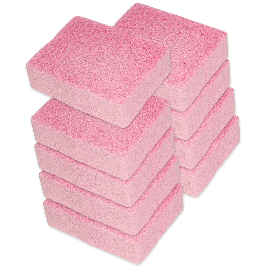 10 Stück Viskoseschwamm 150x115x40mm Lakierschwamm Autoschwamm - Rosa