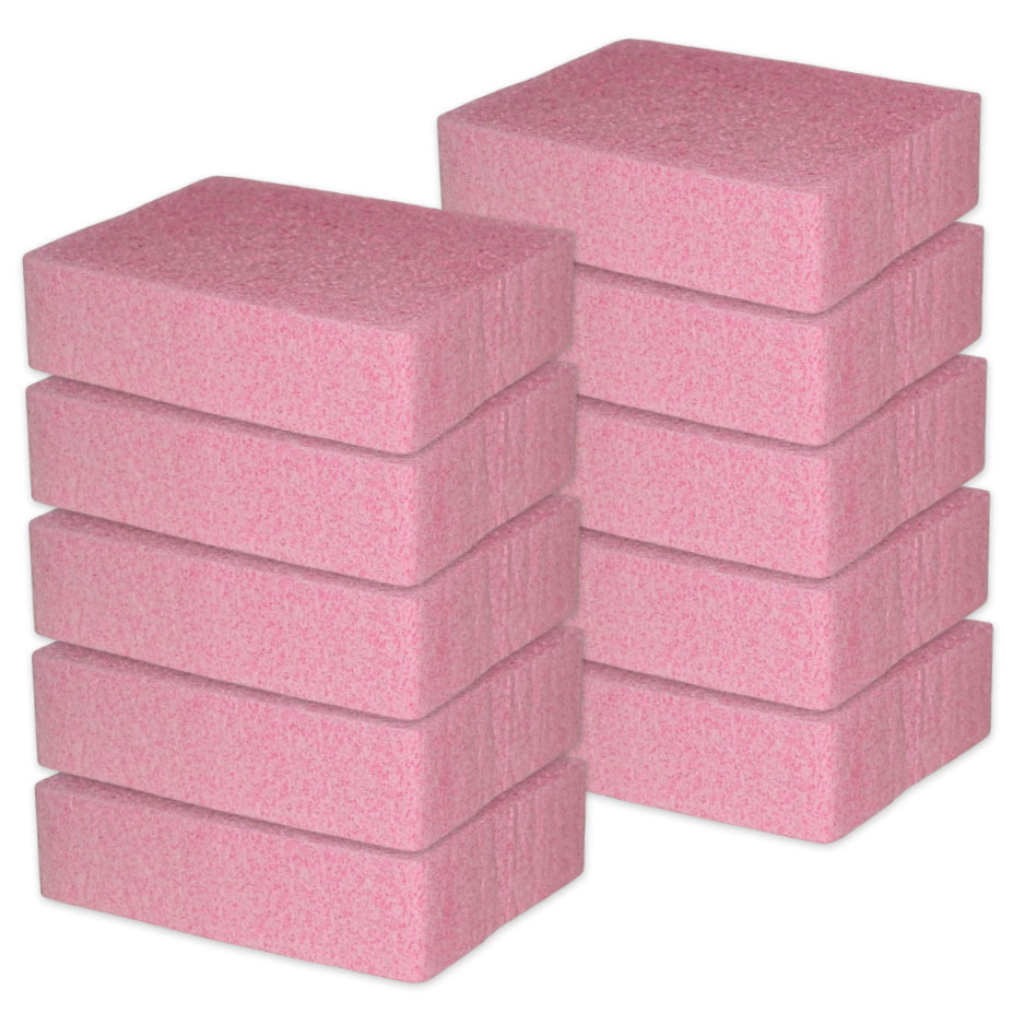 10 Stück Viskoseschwamm 150x115x40mm Lakierschwamm Autoschwamm - Rosa