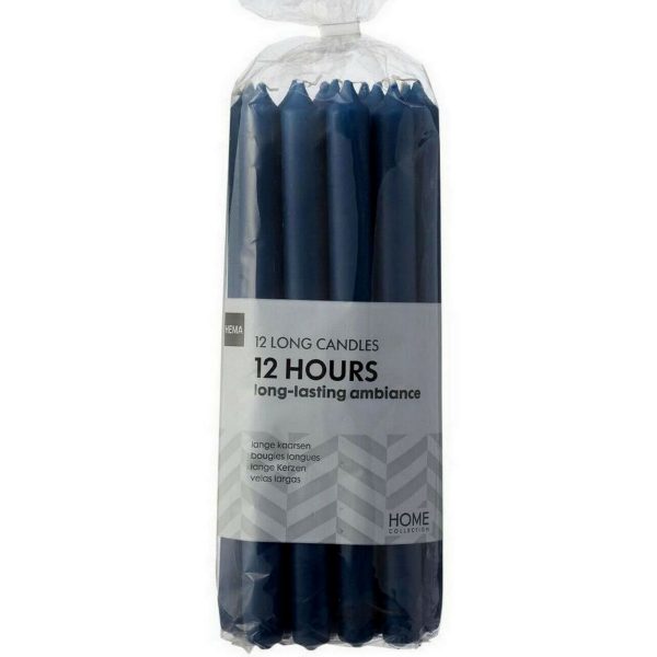 12 Stück Hema Stabkerzen 290x22mm Kronenkerzen Dinnerkerze (12er Pack)
