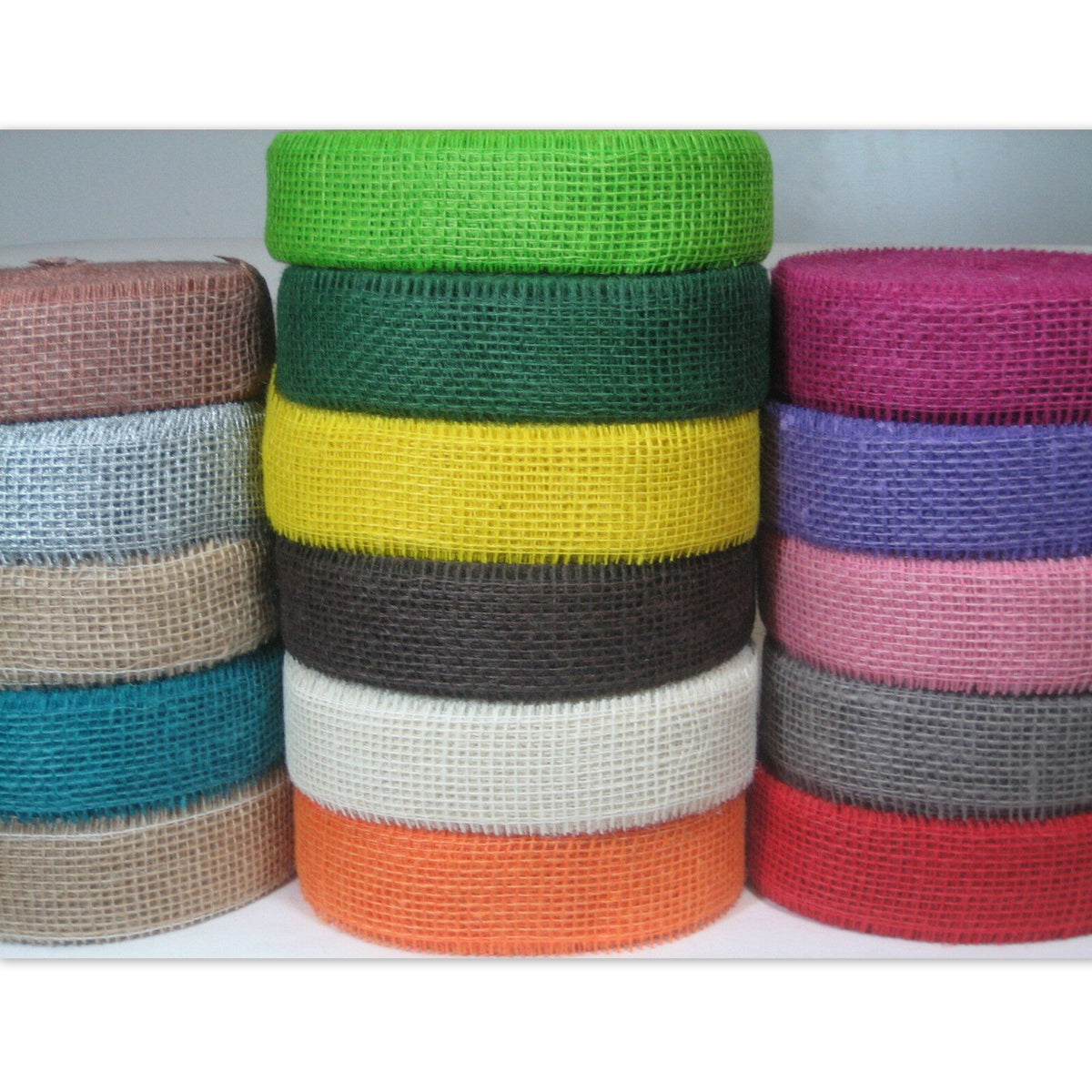 40 Meter Juteband 5cm breit Dekoband Rolle