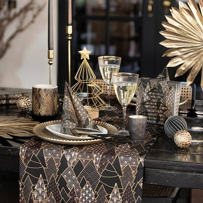 6er Set Ambiente Lampionkerzen 100x100mm Windlichtkerzen Medium - Weihnachtsmotive