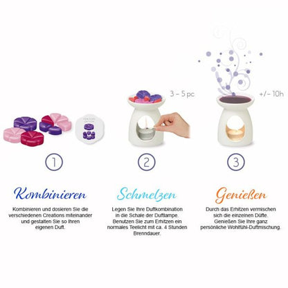 110-tlg. Bolsius Creations Schmelzblüten Duft Wax Melts (110er Beutel)