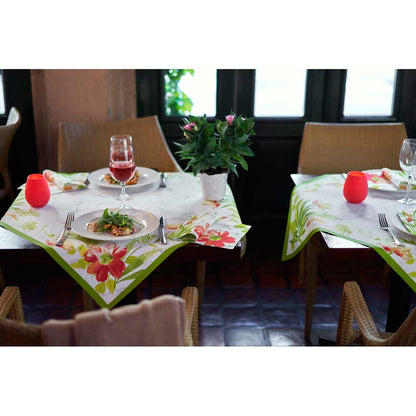 20 Stück Premium Mitteldecken 84x84cm Tischdecken stoffähnlich Überraschungspaket - Mix sortiert